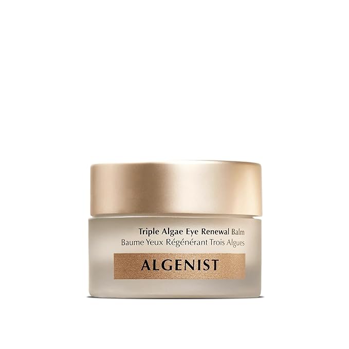 Algenist Triple Algae Eye Renewal Balm - Firming + Smoothing Cream with Alguronic Acid to Help Reduce the Appearance of Dark Circles, Bags, Puffiness, Fine Lines + Wrinkles (0.5 oz)