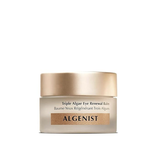 Algenist Triple Algae Eye Renewal Balm - Firming + Smoothing Cream with Alguronic Acid to Help Reduce the Appearance of Dark Circles, Bags, Puffiness, Fine Lines + Wrinkles (0.5 oz)