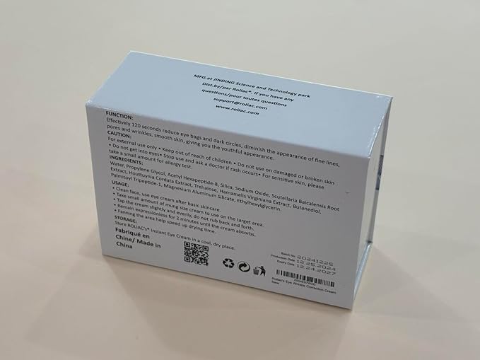 New 2026, Roliac's INSTANT Eyes & Face lift Wrinkle remover Cream, instant results, 25 LARGE 1 ml. (0.34 onces) per Viales, No white residue, Guaranteed results, Anti-aging solution, Last all day.