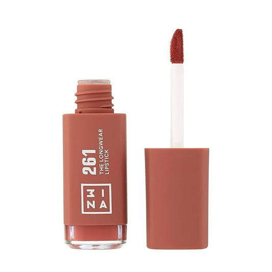 3INA The Longwear Lipstick - Matte Lipstick for Women - Moisturizing with 12-Hour Long Wear - Transfer-Proof and Highly Pigmented - 261-0.23 oz