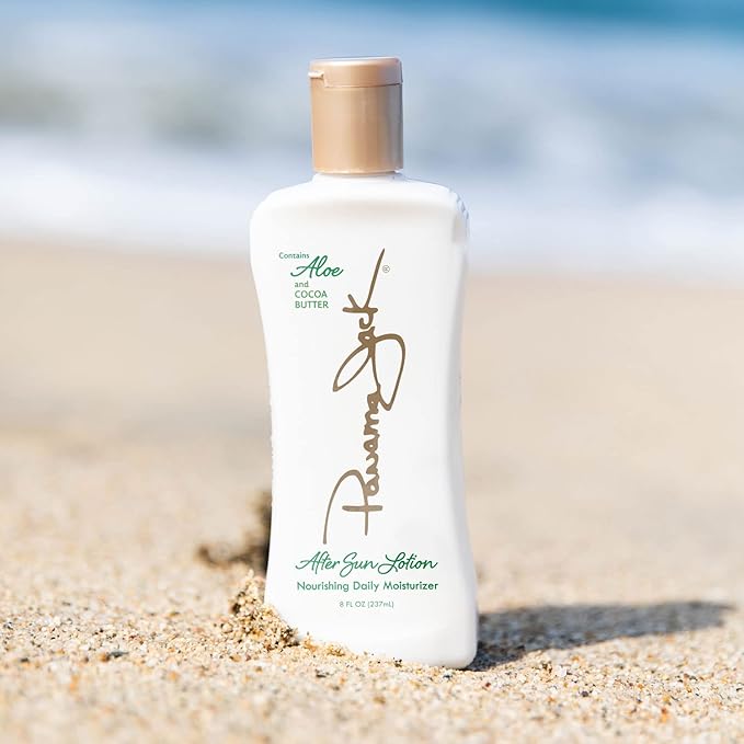 Panama Jack Aloe Moisturizer Lotion - After Sun Daily Skincare , Contains Olive & Hemp Seed Oils with Vitamin E, 8 FL OZ (Pack of 1)