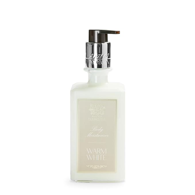 Antica Farmacista Body Moisturizer - Scented Moisturizing Lotion with Aloe Vera, Green Tea & Sweet Almond Oil - Luxury Gift for Any Occasion - Warm White, 10 fl oz
