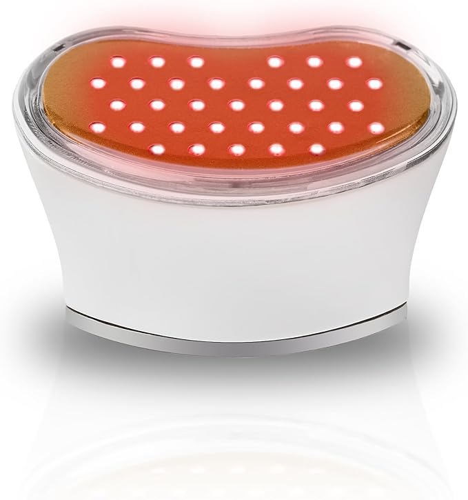 NuFACE TRINITY+ LED Red Light Wrinkle Reducer Attachment for Microcurrent Facial Device - FDA Cleared At Home 3-Minute Fine Lines and Wrinkles Treatment for Smile Lines, Under Eyes & Forehead