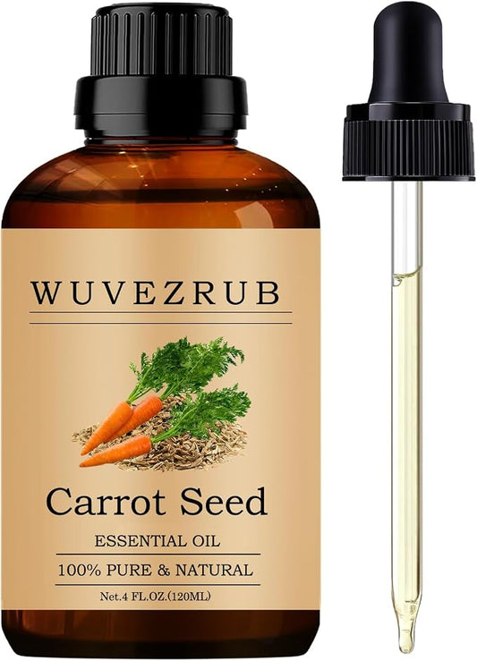Carrot Seed Essential Oils, 120ML 100% Pure and Natural Essential Oil for Aromatherapy Diffuser - Carrot Seed /4 Fl Oz