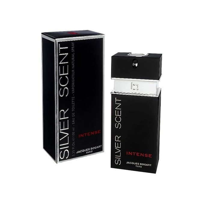 Jacques Bogart Silver Scent Intense Men Eau De Toilette Spray, 3.33 Ounce