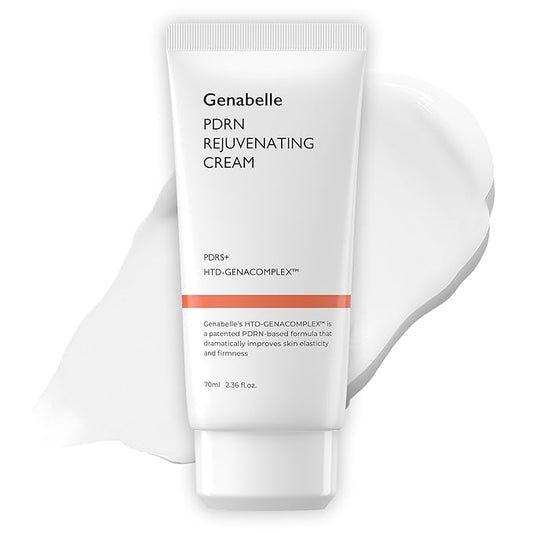 Genabelle PDRN Rejuvenating Cream - Lightweight Moisturizer with Original PDRN, CICA, Hyaluronic Acid - Nourishing, Hydrating, and Soothing Formula - 2.36 fl.oz