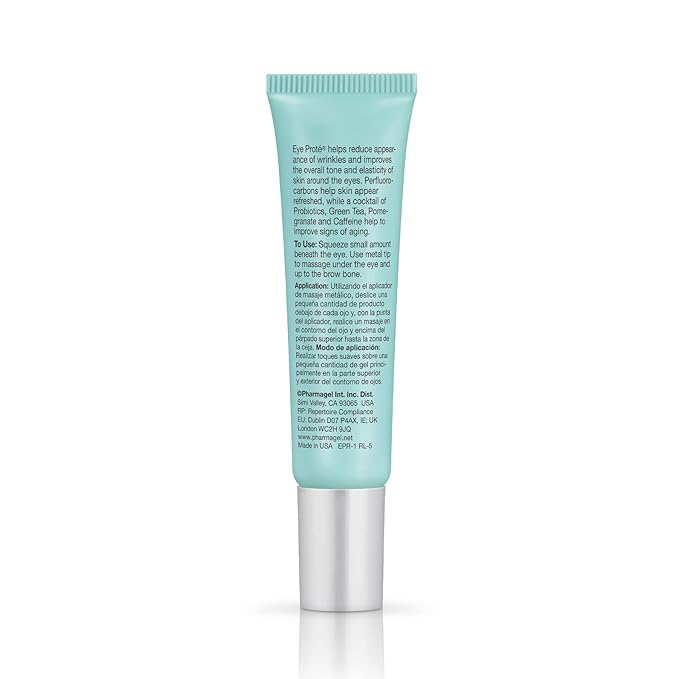 Pharmagel Eye Prote Eye Crème | Anti Wrinkle Moisturizing Eye Cream for Dark Circles and Puffiness | Anti Aging Eye Cream & Under Eye Bags Treatment - 0.5 fl. oz.