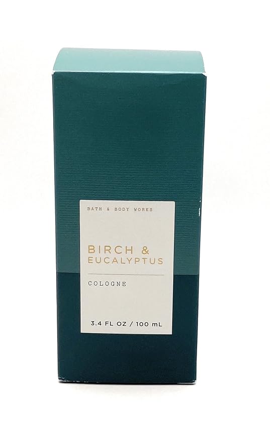 Bath & Body Works Birch & Eucalyptus Men's Fragrance 3.4 Ounces Cologne Spray