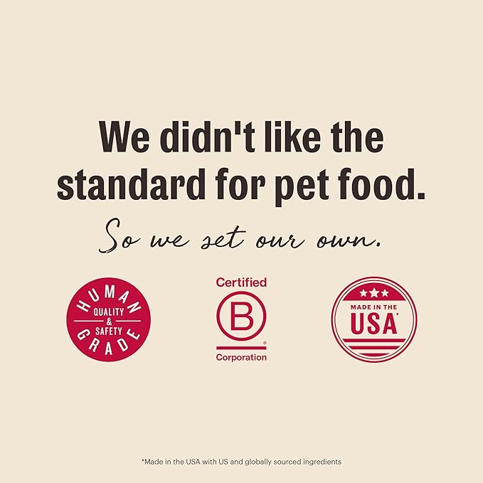 The Honest Kitchen Grain Free Beef & Superfoods Whole Food Clusters, Human Grade Dry Dog Food, Vet-Crafted Nutritional Support for Skin, Coat, Digestion & Overall Wellness, Trial Size, 1 lb Bag