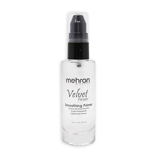 Mehron Makeup Velvet Finish Smoothing Primer | Professional Pre-Foundation Skin Primer | Face Makeup 1 fl oz (30 ml)
