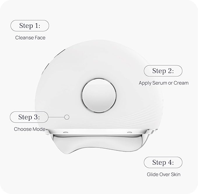 PUREANCE Hot & Cold Beauty Instrument - Red Light Therapy for Face & Neck - Portable Facial Massager Tool - LED Thermal Face Sculpting Wand- for Skin Care, Lift, Puffiness, Wrinkles, Double Chin