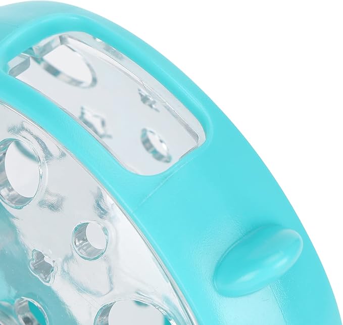 VINGVO Cat Treat Dispenser Toy, Interactive Cat Feeder with 360 Rotating Windmill, Food Leakage Toy for Indoor Cats, Suction Cup Base, Blue