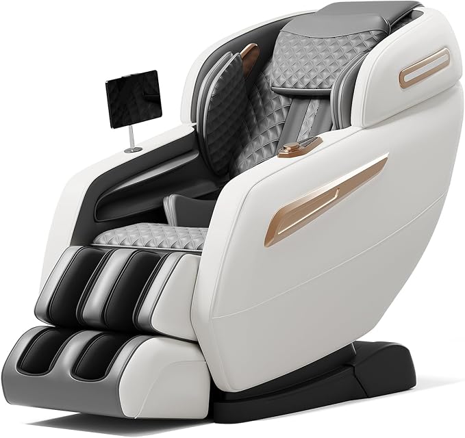 Zero Gravity Massage Chair - 57" Extra-Long SL-Track for Full Body Relief, Back/Leg Heat & Airbag Massage - Relieve Back Pain for Sedentary Workers/Elderly