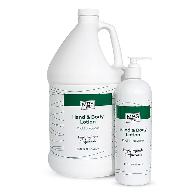 Hand & Body Lotion Gallon – Deep Moisturising, Fast-Absorbing, Plant-Based Formula – With Almond Oil, Collagen & Botanical Extracts – Lightweight & Nourishing