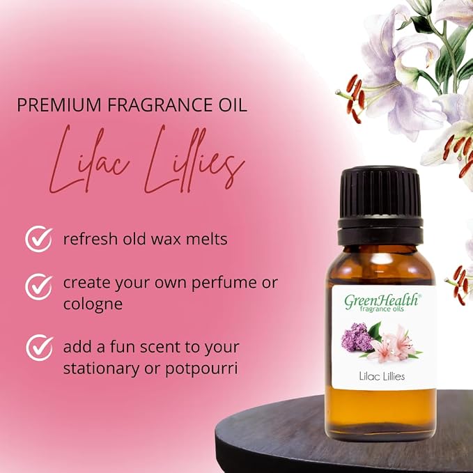 32 fl oz Lilac Lilies Fragrance Oil (Plastic Jug w/Cap) - GreenHealth