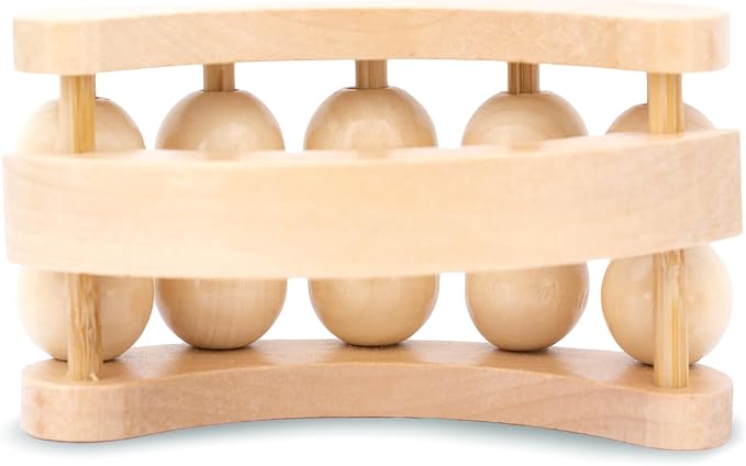 Bruizex Wood Therapy Massager | Wooden Lymphatic Drainage Roller | Maderoterapia Body Sculpting Tool for Cellulite & Post-Lipo Recovery | BBL, Tummy Tuck, 360 Lipo | Waist, Thighs, Back & Arms