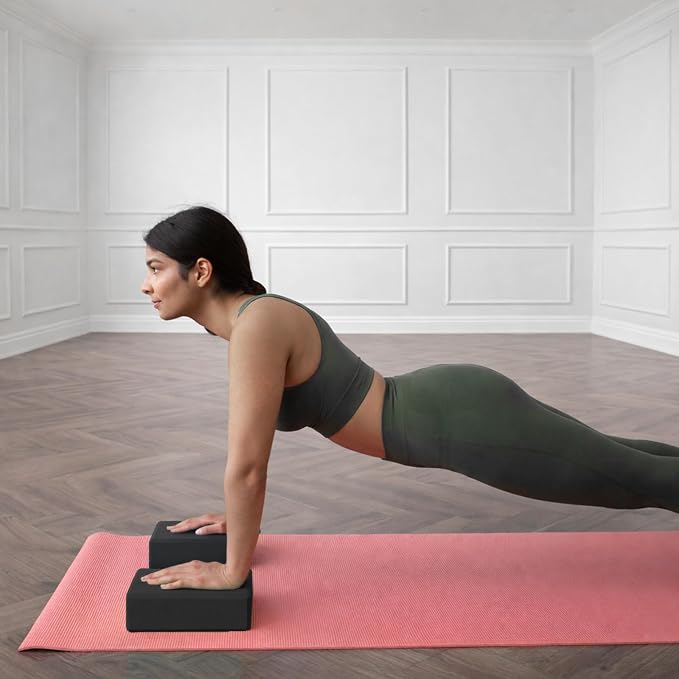 GOGO Yoga Blcok 9"x6"x3" Soft Foam Brick, Yoga Props for Pilates Meditation Exercise Workout Dance