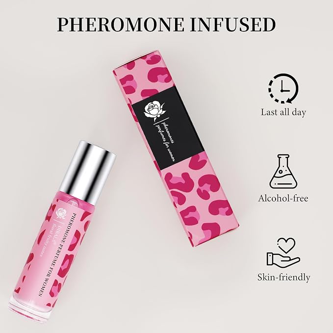 DIBALA Pheromones Perfume for Women | Vanilla Musk Scent, Long Lasting Roll On Perfume Oil 10ml (0.34 fl oz)