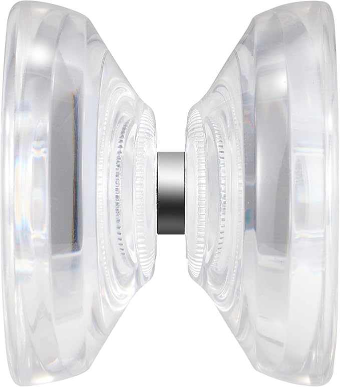 WATIEOBOO Yoyo P02 Crystal Yo Yo 2-Piece Set - Responsive & Unresponsive Dual Mode Yoyo, Finger Spin yoyo, Trick yo yo for Beginners & Adult Professional Players, Best YoYo Gift
