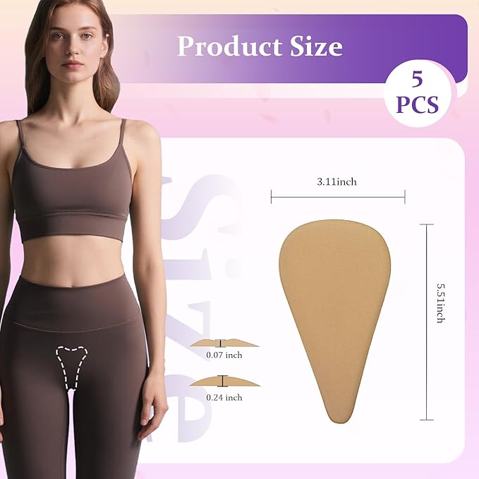 Camel Toe Concealer,Reusable Seamless Camel Toe Underwear,Invisible Frontal Wedgie Cover,Anti Cover Silicone Insert