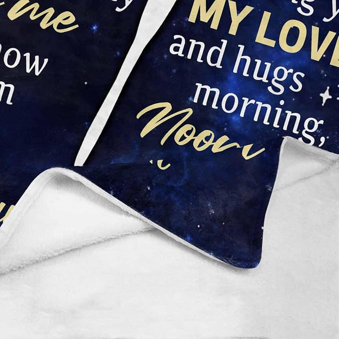 Custom Memorial Blanket with Photos for Loss of Loved One, in Loving Memory Personalized Sympathy Blanket for Loss of Dad Mom Husband Wife Friend Memory of Loved One Gifts, Made in USA