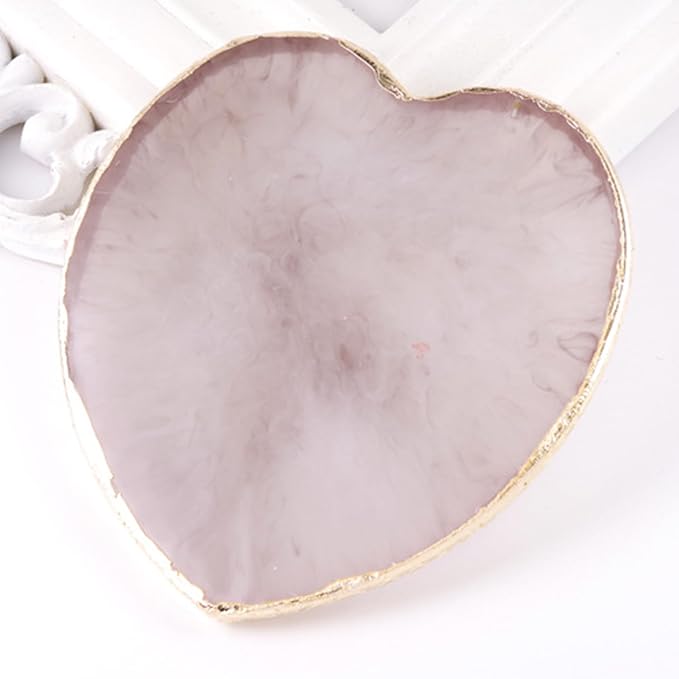 Resin Nail Art Palette Nail Polish Palette with Spatula Nail Pallet for Nail Art Nail Polish Mixing Plate (Gray)