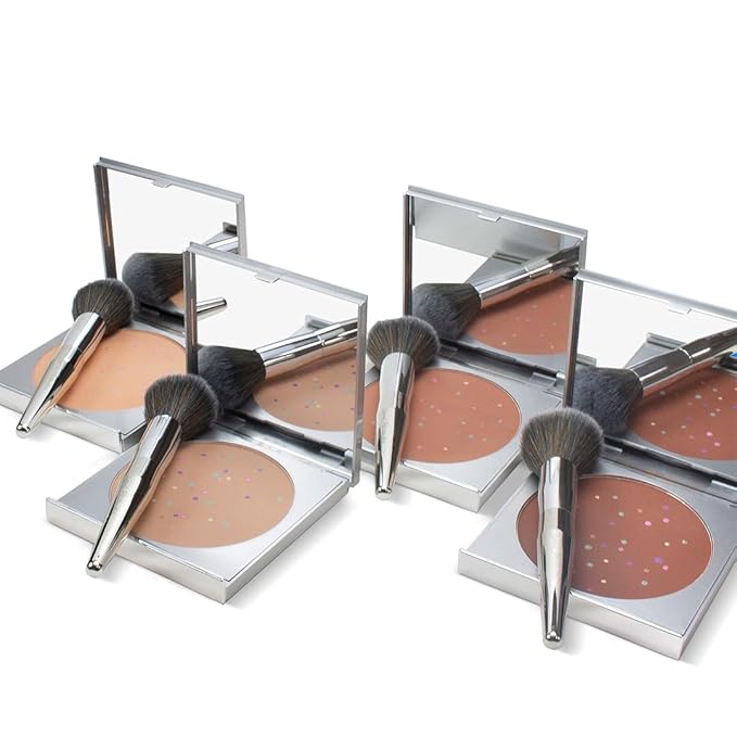 Magic Minerals by Jerome Alexander Jumbo Size Mineral Powder Foundation with Color Correctors, Antioxidant Skincare Formula (Medium Dark)