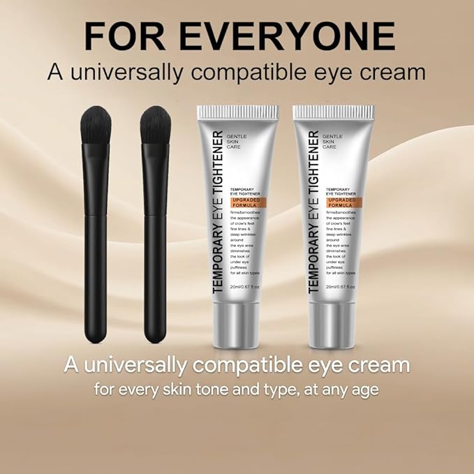 Instant Firming Lifting Eye Cream, Eye Temporary Tightening Gel , Perfection Eye Tightener Cream, Firm and Smooth The Look of Fine Lines for Wrinkles,Puffiness &Fine Lines Upgraded Formula (1.34oz-2)