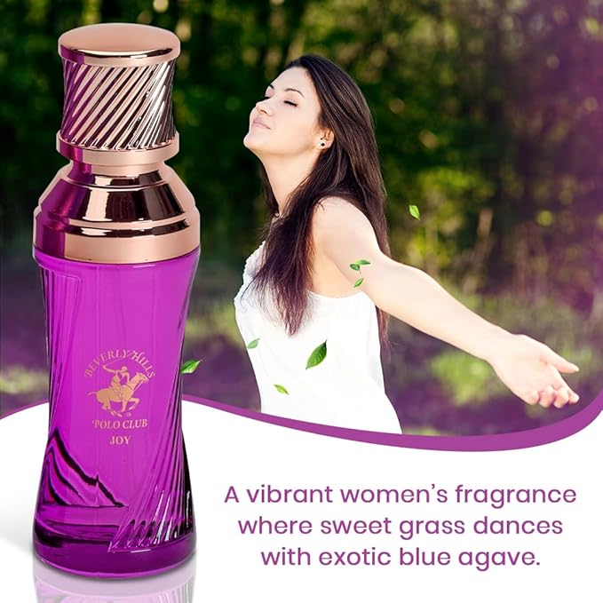 Beverly Hills Polo Club SEXY JOY - Long Lasting Perfume for Women - Floral & Fruity Fragrance Scent - Eau De Parfum Spray 3.40fl.oz / 100ml (Packaging May Vary)