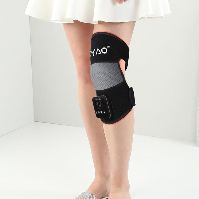 Cordless Red Light Therapy for Knee Pain Relief 4000mAh Battery Portable Wireless Near Infrared Light Therapy Devices Wearable Wrap for Arm Elbow Muscle Relax Treatment Pad