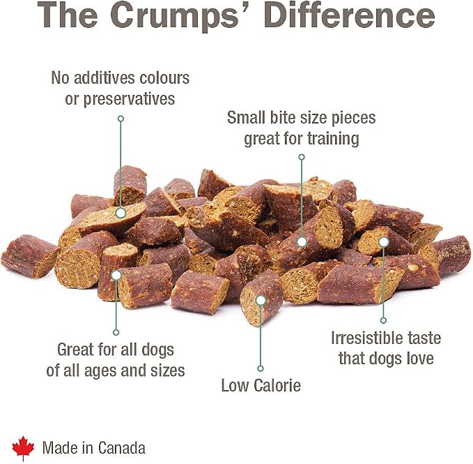 Crumps Naturals Mini Trainer Semi Moist Chicken 300g/10.6oz(Product Packaging May Vary)