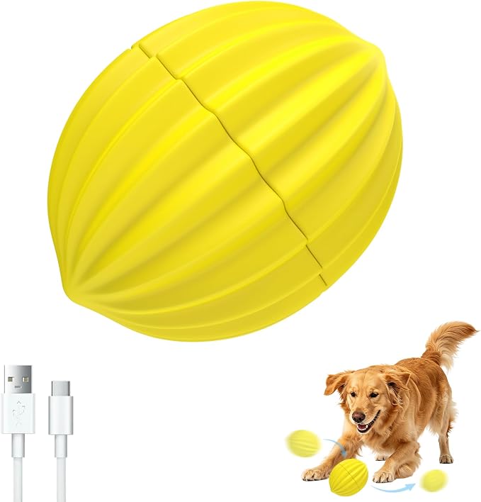 Yipetor Alemon Smart Interactive Dog Ball, Keeping Medium & Large Dogs Busy
