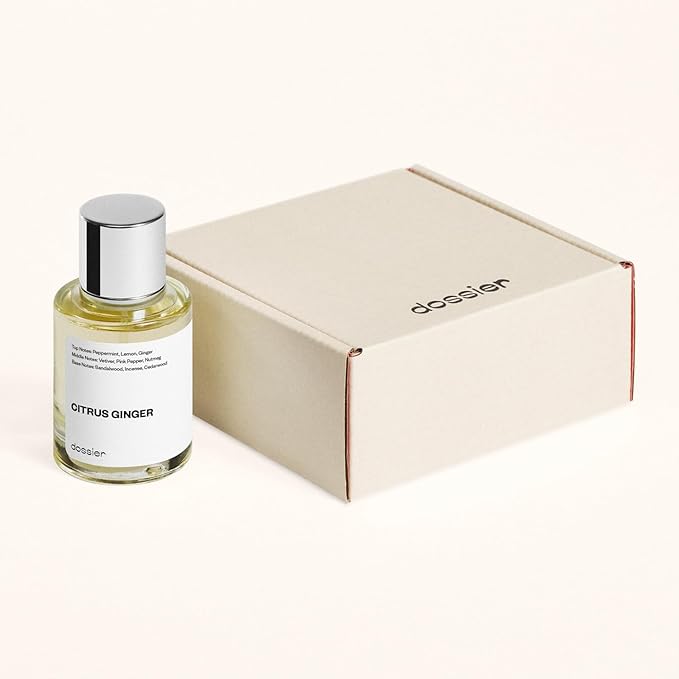 Dossier - Citrus Ginger - Eau de Parfum - Perfume Luxury - Pure Infused - For Men - Fragrance 1,7 Fl 0z (50ml)