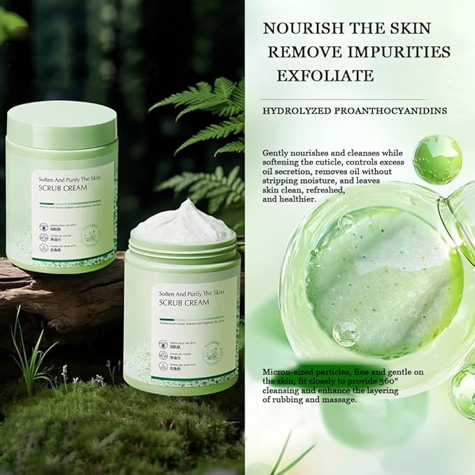 Body Scrub - Exfoliates & Deeply Nourishes for Smooth, Radiant Skin (Astaxanthin)