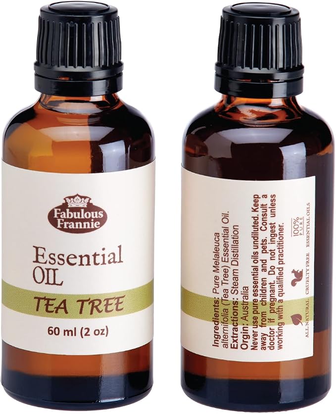 Fabulous Frannie Tea Tree Melaleuca alternifolia 100% Pure Essential Oil 60 ml (2oz)