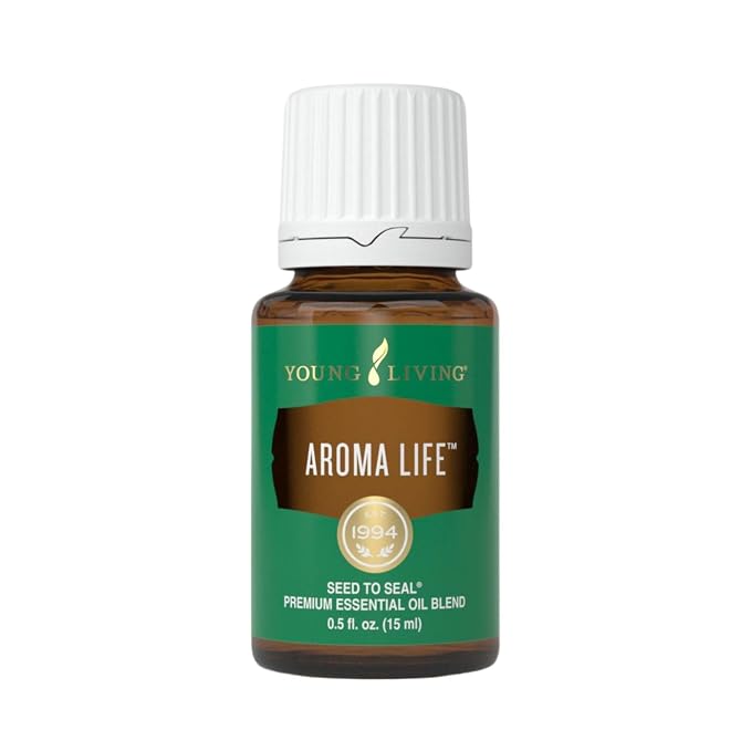 Young Living Aroma Life Essential Oil Blend | 15 ml | Ideal for Massage & Aromatherapy Diffusers | Calming Herbal Scent for Relaxation & Tranquility | Self-Care & Wellness Ritual