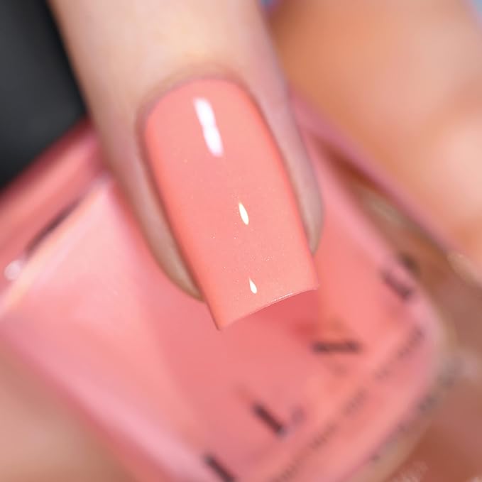 ILNP Hailey - Soft Hibiscus Pink Holographic Nail Polish