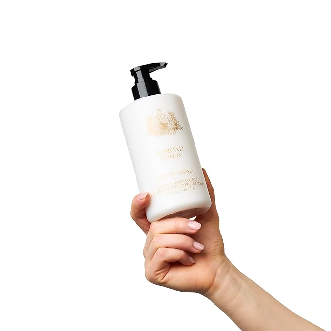 Caswell-Massey Almond Hand and Body Lotion for Dry Skin, Daily Moisturizing Lotion with Almond Oil, Shea Butter & Vitamin E, Fast-Absorbing Non-Greasy Hydrating Moisturizer, Pump Bottle 15.2 fl oz