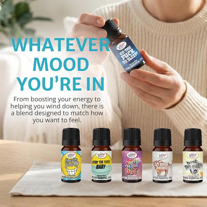 Wild Essentials Stay The F Away Essential Oil Blend, Purifying Wellness Aromatherapy Oil for Diffusers, 100% Pure, Crafted in USA