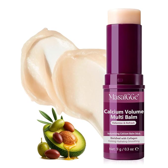 ABOUME Calcium Multi Balm Stick, Calcium Balm for Wrinkles, Anti-aging, Hydrating and Firming Skin, Collagen Stick for Face, Eyes & Neck (1pcs)