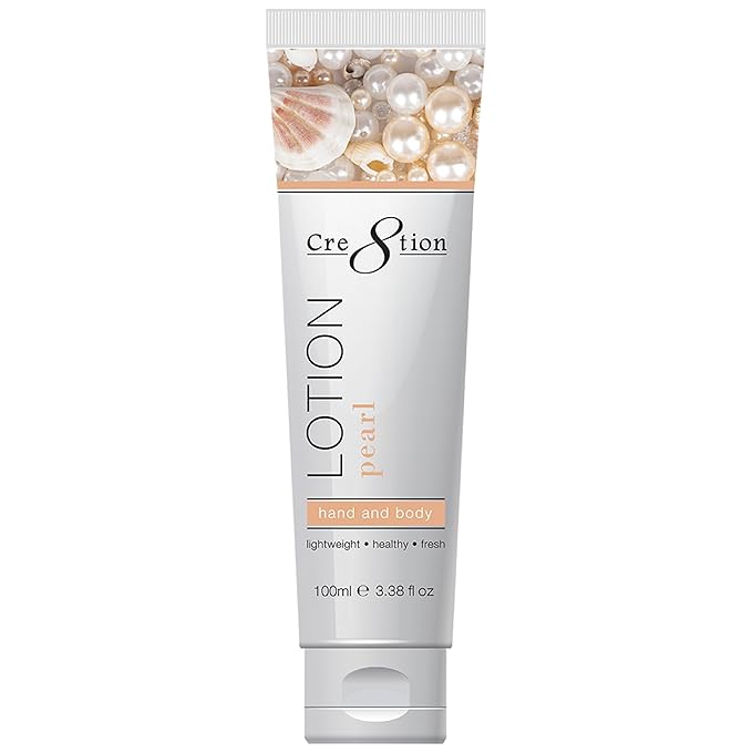 Cre8tion Spa Pearl Hand & Body Lotion, Luxurious Lightweight Moisturizer for Silky, Smooth Skin, 3.3 Fl Oz