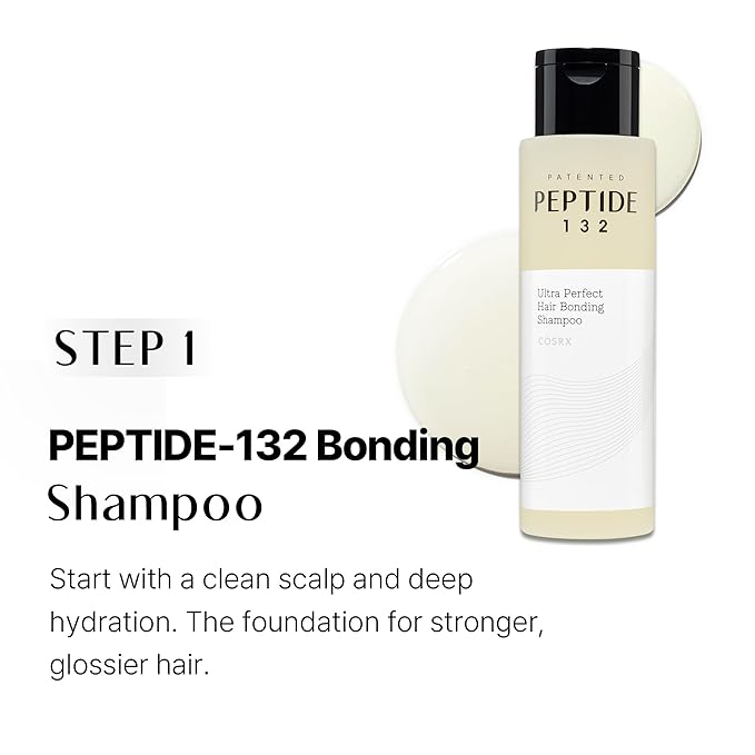 COSRX PEPTIDE 132 Hair Shampoo & Oil Serum Set - Bonding Shampoo + Bonding Oil Serum