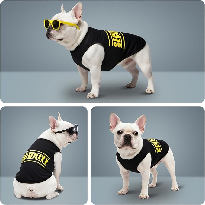 Dog Clothes for Small & Medium Dogs, Pet T-Shirts | 2 Pack Dog Shirt for Girl & Boy, Puppy Clothes, Tank Top for Summer & Winter (Cool 3XLarge)