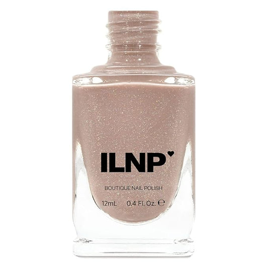 ILNP Chleo - Neutral Blush Pink Holographic Sheer Jelly Nail Polish