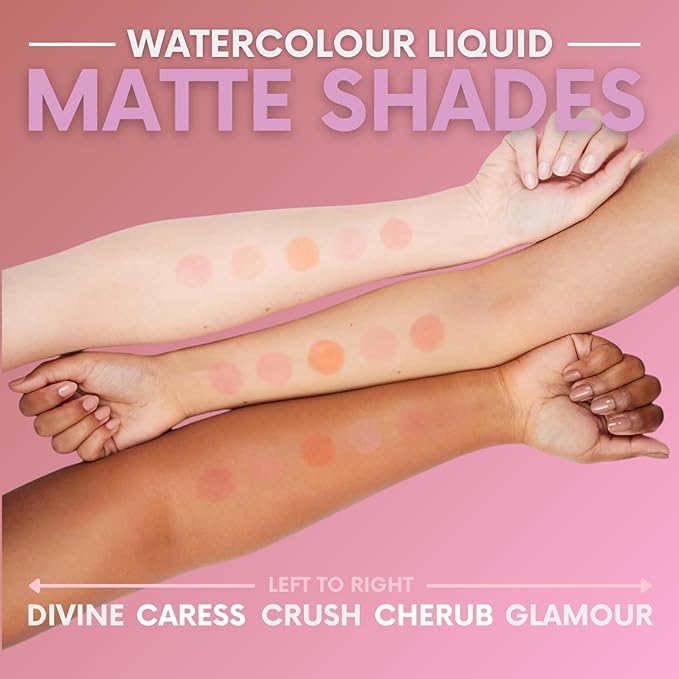 Daniel Sandler WATERCOLOUR BLUSH LIQUID FLUSH. Buildable & Blendable Long-Lasting Waterproof Liquid Blush for Cheeks & Lips for All Skin Types including Mature, Dry, Combination & Oily.
