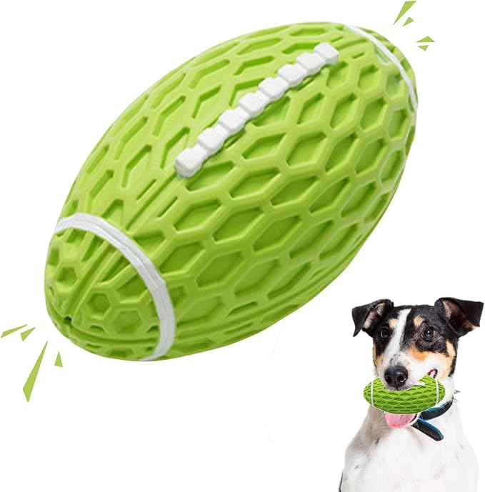 Dog Toy, Interactive Squeaky Dog Ball Toy for Aggressive Chewer