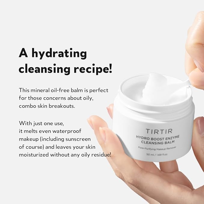 TIRTIR Hydro Boost Enzyme Cleansing Balm (4.05 Ounce (Pack of 2))