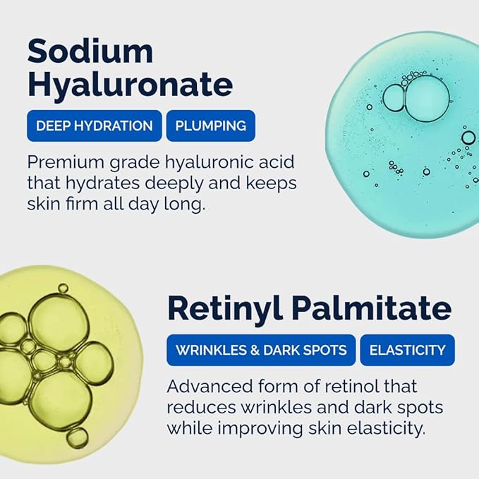 Omnis Uomo Face Cream – Moisturizer with Retinol and Hyaluronic Acid, Refreshing Effect, Reduces Wrinkles and Dark Spots, Improves Skin Elasticity and Radiance