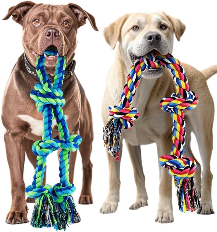 Dog Rope Toy for Large Dogs Heavy Duty Dog Chew Toys for Aggressive Chewers