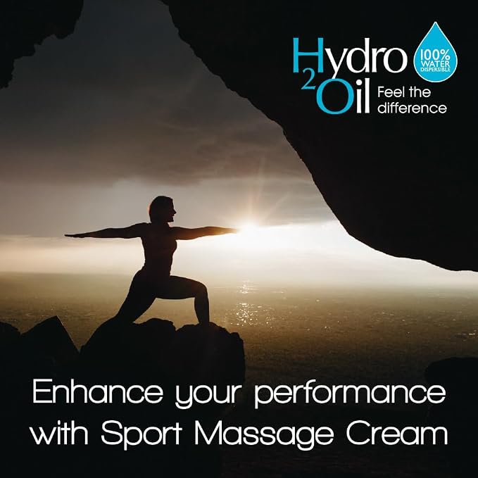 Hydro 2 Oil Sport Massage Cream 13.5 fl oz - Unleash Peak Performance with This Specialized Formula, Designed to Soothe and Revitalize Muscles for an Invigorating Massage Experience.